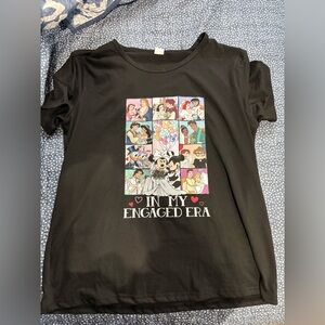 Black 'In My Engaged Era' Women's T-Shirt